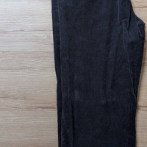 Black Corduroy Jacket and Pants Minimalist Set - Picture 8 of 8